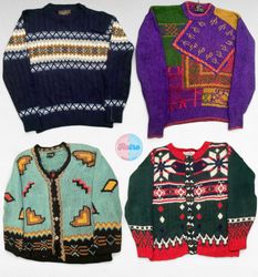 Y2K / Vintage Colour Pop Sweaters Cogi Vibe