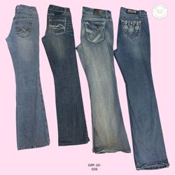 Jeans acampanados de cintura alta Vintage Y2K – Vi..