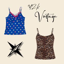 Vintage Y2K Camis tops - Vibrant