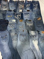 Y2K Esteblished fleyeard jeans pant