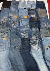 Y2K Esteblished fleyeard jeans pant