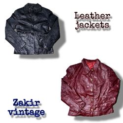 Veste en cuir