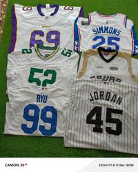 NFL, NHL, NBA, MLB, Jersey