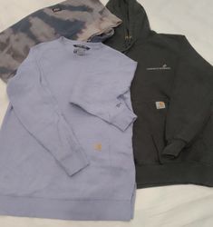 ZV0056 vintage Carhartt, Dickies hoodie/ sweatshir..