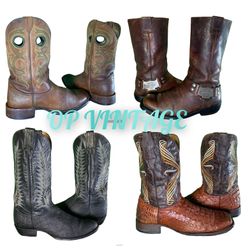 OP VINTAGE 0024 Vintage cowboy boots