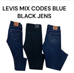 Levi's mix CODES BLUE BLACK JEANS