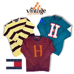 VPX166 Tommy Hilfiger Round Neck / V Neck Sweaters
