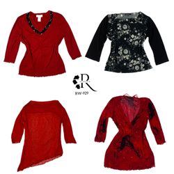 Y2K Date Night Mesh Mix Full Sleeve Tops (RW-929)