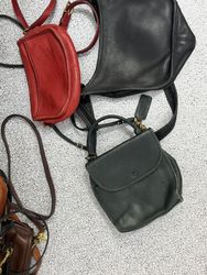 Leather coach