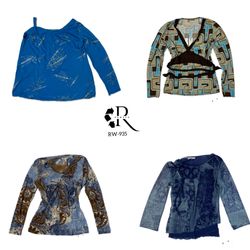 Y2K Retro patterns Tops(RW-935)