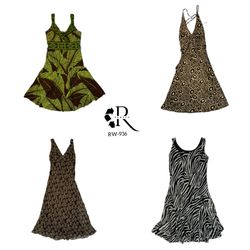 Y2K Summer Maxi Dresess (RW-936)