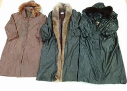 Paquete Mezcla de Abrigo Trench de Cuero Vintage C..