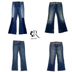 Y2K Flared Denim Jeans(RW-939)