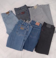 CRZ0103 Vintage LLW Pantalones de mezclilla Paquet..