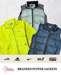 Branded Puffers Vintage Nike, Adidas, Ellesse, Sch..
