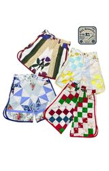 アップサイクルキルテッドショーツ