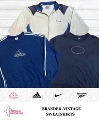 ブランドヴィンテージスウェットシャツ ナイキ、アディダス、リーボック、カッパ