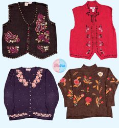 Y2K / Vintage Retro Floral Knits