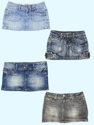 Denim Reloaded: 2000s Baddie Skirts(TS:1104)