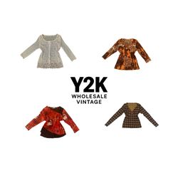 Y2K European Mesh Long Sleeve Tops  (YWV207)