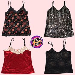 Y2K Love Story Cami Tops