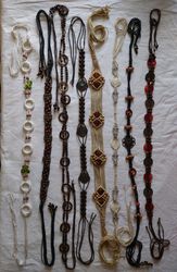 Y2K Lace Up Tie around belts mix