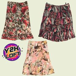 Y2K Hot Italian Nights Midi Skirts Mix