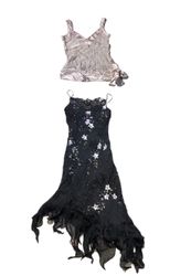 Beaded dress & tops