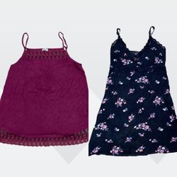 Y2K Baby Lace&VShape Camisole16Pcs
