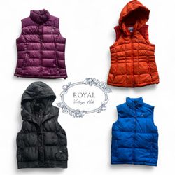 Mix Brand Puffer Vest North Face, Adidas, Niki, Um..