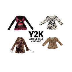 Y2K European Mesh Long Sleeve Tops  (YWV210)
