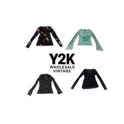 Y2K European Mesh Long Sleeve Tops  (YWV213)