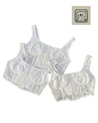 Upcycled Lace-Net Corset