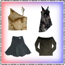 Collection d'impressions abstraites - tops, robe, ..