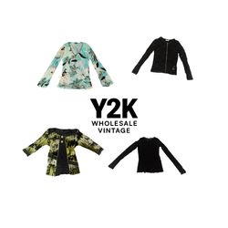 Y2K European Mesh Long Sleeve Tops  (YWV221)