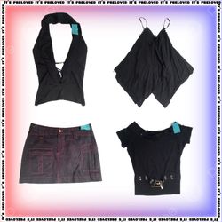 Choix tout en noir tendance - Hauts, Robes, Jupes ..