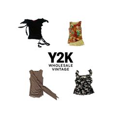Y2K European Mesh tank Tops  (YWV229)
