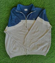 Lacoste Premium Mix | Chemise, 1/4 Zip, Col rond, ..