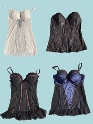Y2K Lingerie Haul: Tops de Corset Vintage dos Anos..