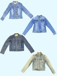 Sonhos de Denim Y2K: Uma Coleção de Jaquetas Jeans..