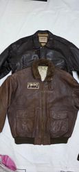 Men's flight/bomber leather jackets