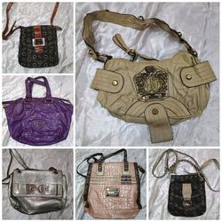 Vintage Guess Handbag Bundle – 11 Pieces