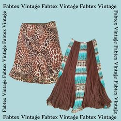 (FV-143) Boho Fairy Y2K  Summer Skirt
