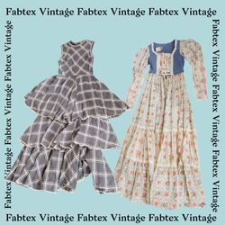(FV-141) Boho Fairy core Y2K Vintage Dress Collect..