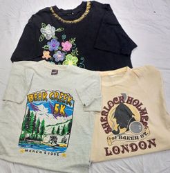 CRZ0124 Vintage Essentials T-shirts à coutures sim..
