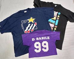 T-shirts graphiques à couture simple vintage rétro..