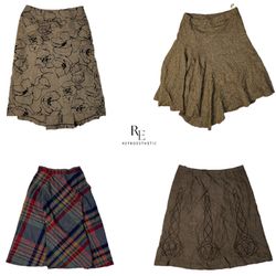 Y2K Wool Mix Skirts (RE-2207)
