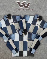 Carhartt reworked style patchwork Detroit jacket #..