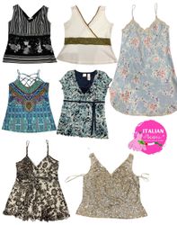Y2k fairy beaded top with slip dresses mixed bundl..