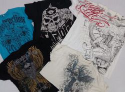 CR5344 Vintage Skull Graphic T-Shirt Bundle